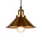 Pius - Modern Shade Hanging Lampgold