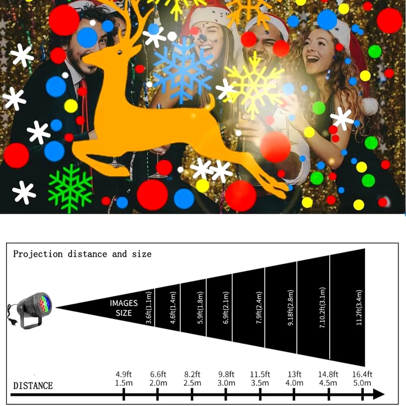 Christmas Light Display Projector
