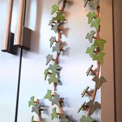 3d printed english ivy fridge magnets with articulating stems
