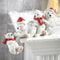 Shop Elegant Resin Bear Christmas Decorations for Home Durable Bear Family Holiday Table Centerpiece