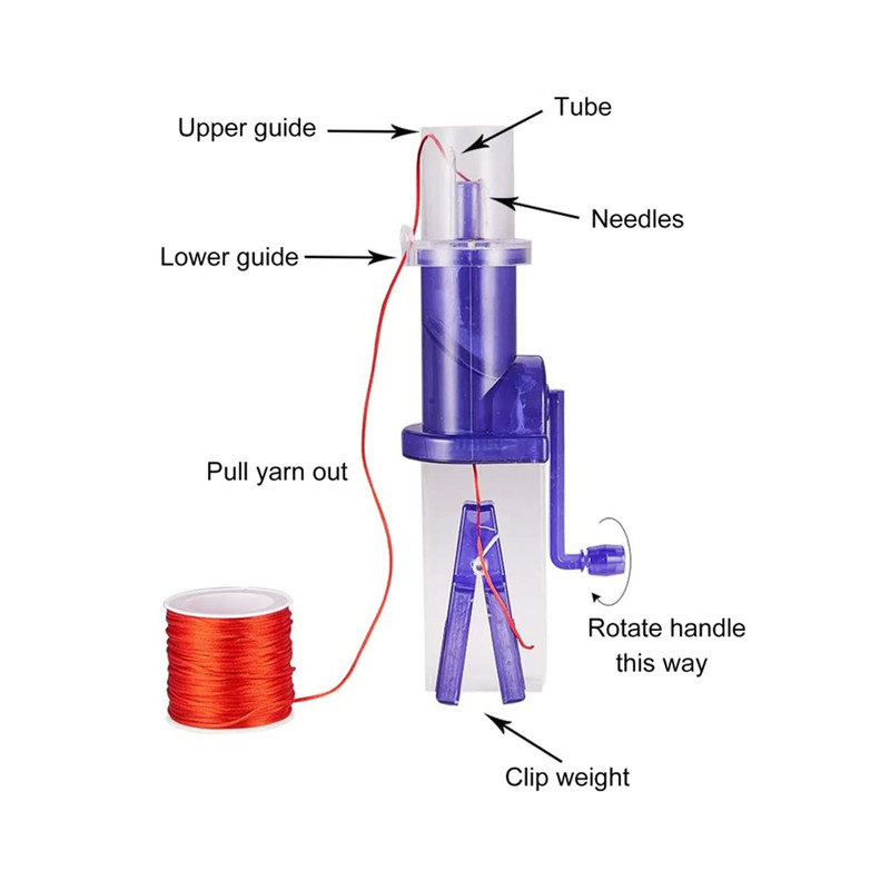 Premium DIY Hand Knitting Machine Kit For Crafting  Sewing 5