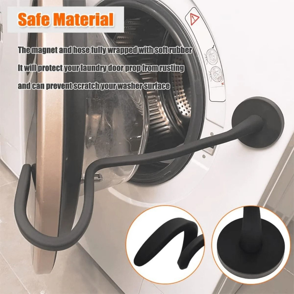 Magnetic Washer Door Prop Stabilizer  Easy Install For All Front Load Machines 3
