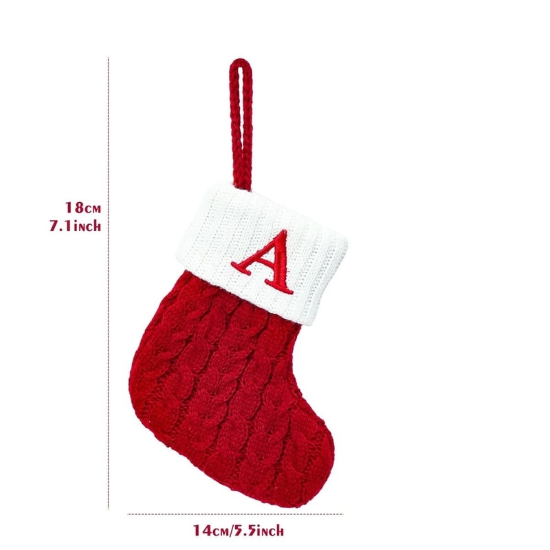 Premium Knitted Christmas Stockings and Ornaments