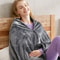 USB Electric Heated Blanket Wearable Fleece Body Warmer Shawl For Winter Comfort Portable Heated Bl 4