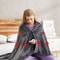 USB Electric Heated Blanket Wearable Fleece Body Warmer Shawl For Winter Comfort Portable Heated Bl 1