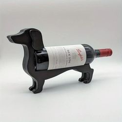 sausage dog red wine bottle holder – creative & modern wine rack