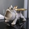 Bulldog Figurine Storage Box Resin Dog Statue Ornament For Home Decor 5