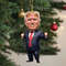 Christmas Car Hanging Ornament Trump