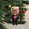 Acrylic Car Hanging Ornament Trump