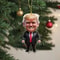 Acrylic Car Hanging Ornament Trump