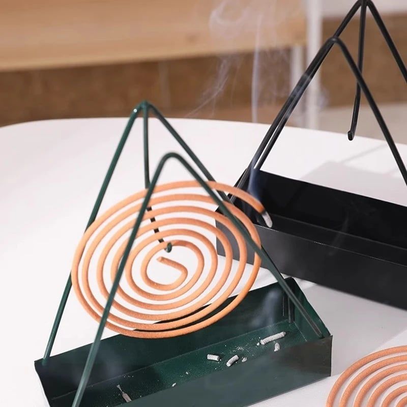 Triangular Mosquito Coil Stand Hanging Coil Rack Mosquito Repellent Incense Rack 2