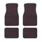 4PCS Universal PU Leather Waterproof Car Floor Mats AllWeather Auto Foot Pad Protector Carpet For 6