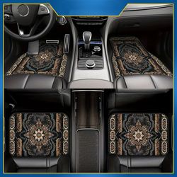 4pcs non-slip car floor mats - universal, easy to clean, wear-resistant carpet for cars & suvs