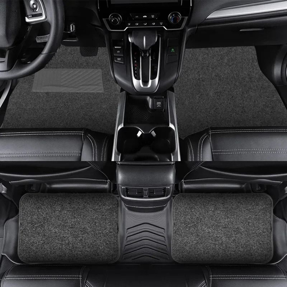 Buy Universal NonSlip PVC Flocked Car Floor Mats