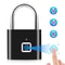 Smart Fingerprint Padlock Waterproof Biometric Keyless Rechargeable Security Lock 1