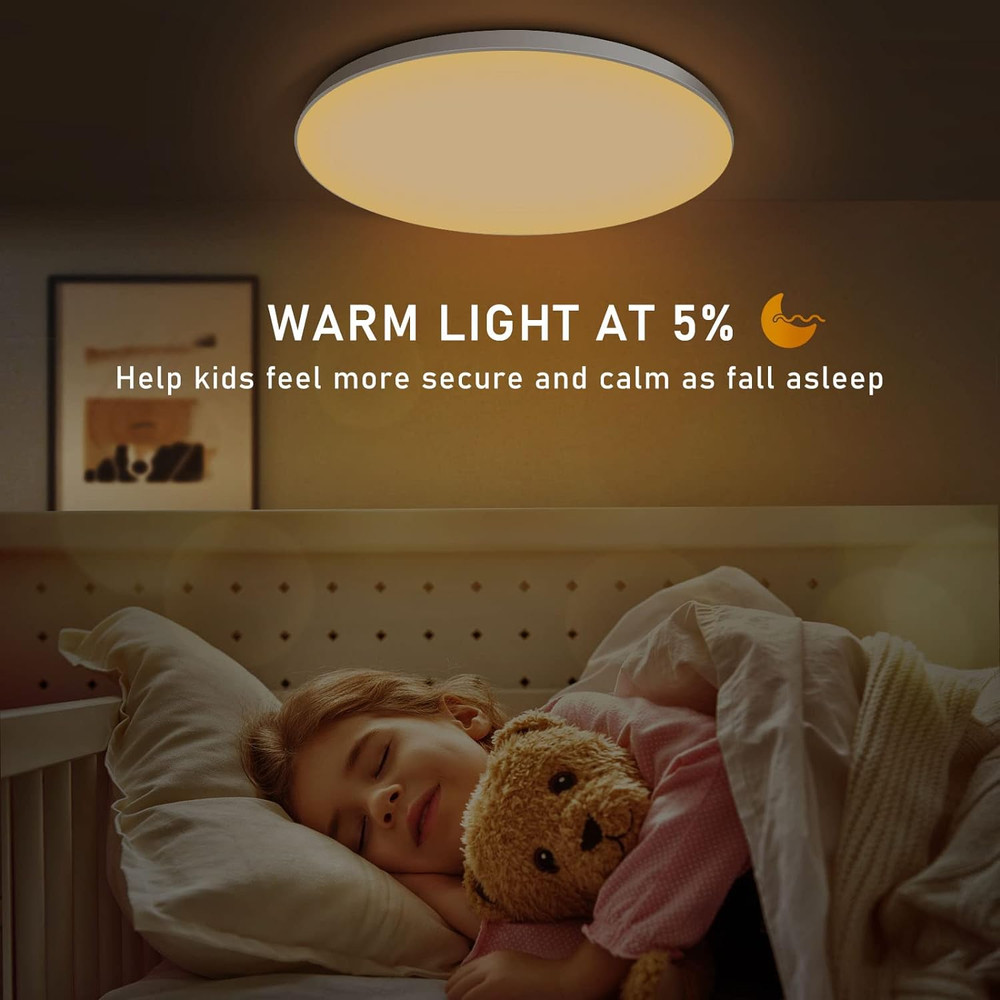 Smart LED Ceiling Lamp with WiFi App  Voice Control Alexa  Google Home Compatible