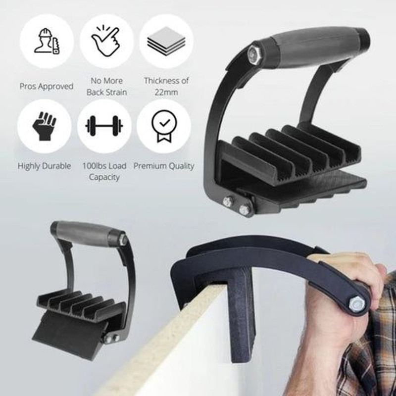 Heavy Duty Portable Labor Saving Tool Goods Carry Handle Lift For Plywood Drywall And Sheet Metal 2