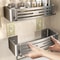 WallMounted Bathroom Accessories NoDrill Shampoo Shelf Makeup Organizer Aluminum Alloy Storage Hold 0