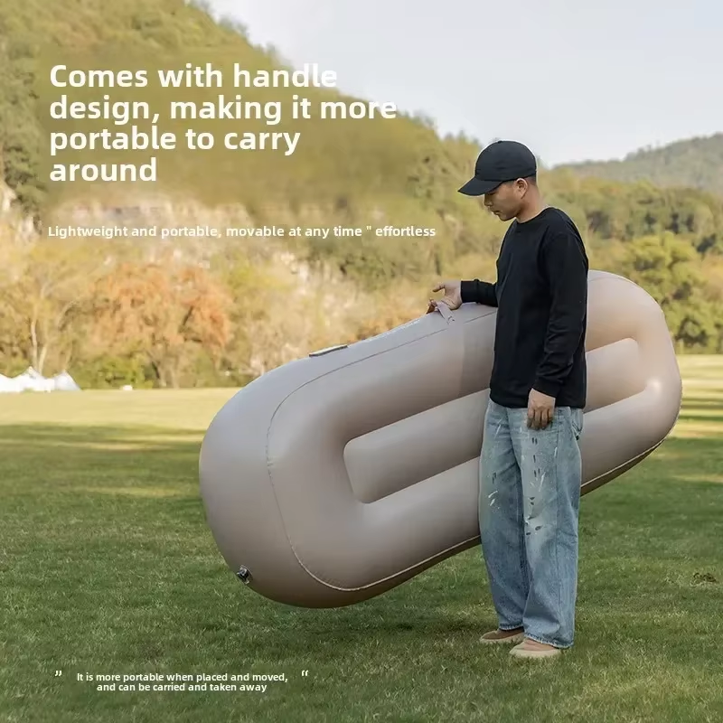 Portable Fast Inflatable Air Sofa Bed Outdoor, Automatic Inflatable Sleeping Mat