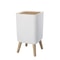 Modern Trash Can With Lid Press Dustbin For Living Room Bathroom Kitchen 4