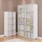 Dustproof Wardrobe High Capacity Partition Bookshelf Bedroom Storage Cabinet 0