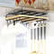 Kitchen Hanging Organizer Rack With Hooks Under Cupboard Paper Towel Holder Pot Storage Shelf 0