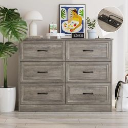 wood dresser with metal handles, drawer storage for hallway
