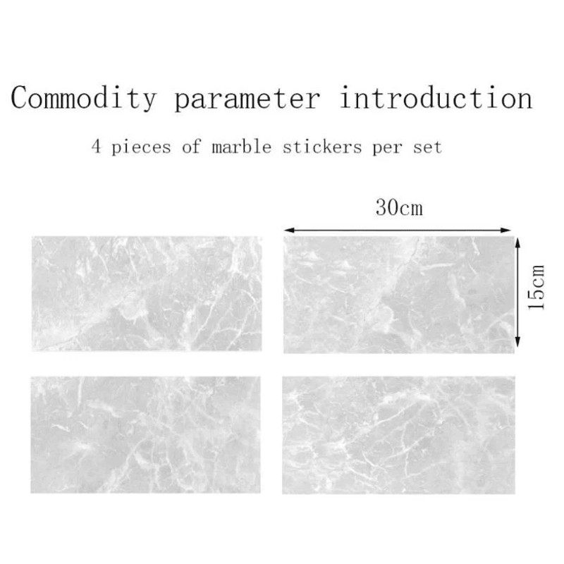 Self Adhesive Marble Vinyl Stickers Peel Stick Waterproof Paper For Kitchen Bathroom Furniture Ren 2