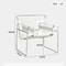 Nordic Vassili Leisure Chair Single Medieval Industrial Style Network Frame With Bauhaus Saddle Lea 12