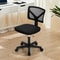 JHK Mesh With Lumbar Support Armless Office Chair Low Back With Wheels Adjustable Height 360 Rollin 0