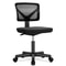 JHK Mesh With Lumbar Support Armless Office Chair Low Back With Wheels Adjustable Height 360 Rollin 6