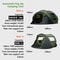 No-Need-to-Set-Up Fast Opening Camping Tent, Fully Automatic 3-4 Person Outdoor Throwing Tent