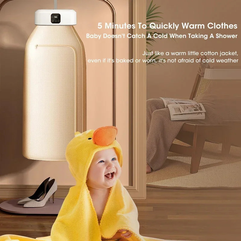 Foldable Mini Portable Dryer Electric Fast Drying Timer Intelligent Household Cabinet With Drying B 1