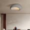 Nordic Wabi Sabi Led Ceiling Lamps, Minimalist Ceiling Light for Living Room, Modern Bedroom Decor Fixture