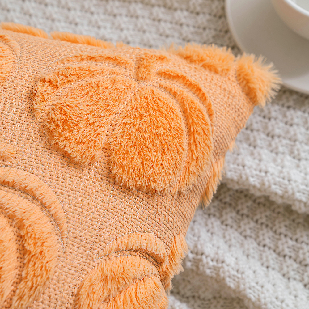 Embroidered Plush Pillowcase Cojines Simple Throw Headboard Pillow Cushion Covers Halloween Party S 1