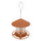 Outdoor Bird Feeder Hanging with Automatic Foot Feeding Large 2.6L Capacity, Squirrel Resistant Garden Decor