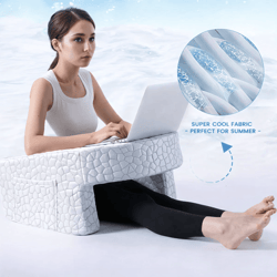 comfyarm desk pillow, ergonomic support & plush comfort