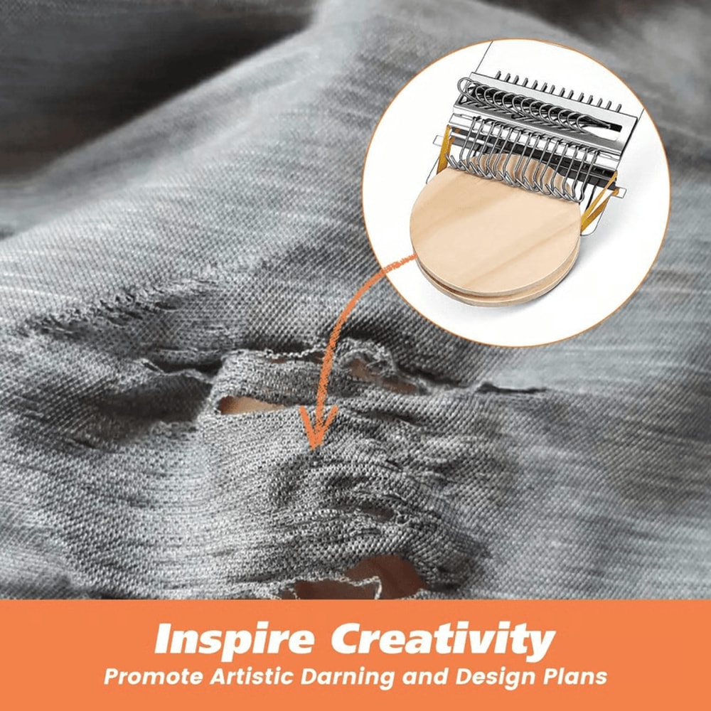 Metal DIY Textile Tools Small Loom Speedweve Type Weave Tool Fun Mending Loom For Beautiful Stitchi 2