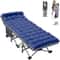 Heavy Duty Folding Camping Cot Portable Outdoor Bed For Adults Ideal For Festivals Beach RV And Hom 8