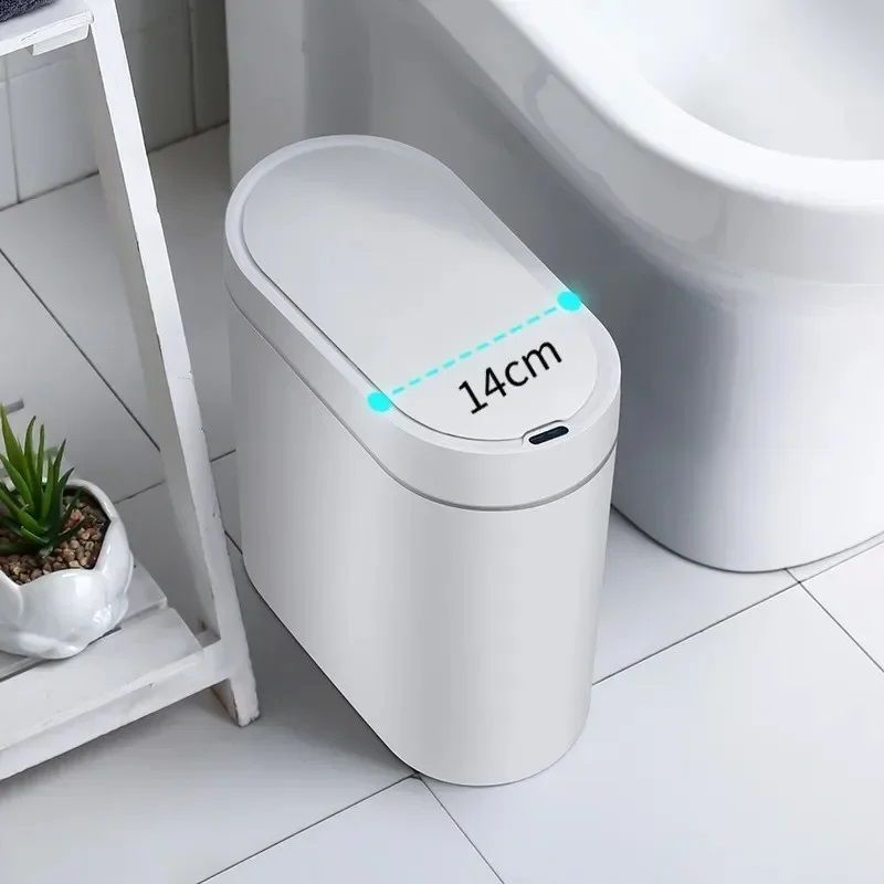 Automatic Smart Trash Bin Waterproof Silent Odorless Narrow Garbage Can For Kitchen Bathroom And To 8
