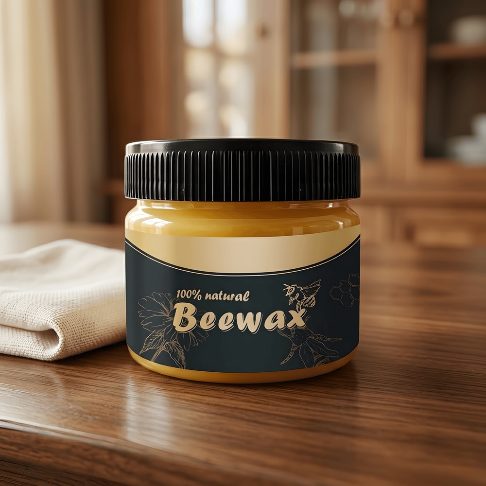 Eco Elegance AllNatural 2in1 Beeswax Furniture Polish For Pristine Wood Restoration Safe Effectiv