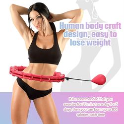 Adjustable Sport Hoops Abdominal Thin Waist Exercise Detachable Massage