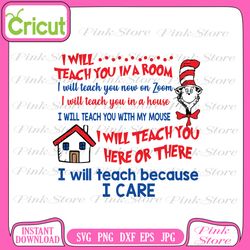 dr seuss svg, dr seuss cat in the hat, dr suess day, teacher life png, read across america, dr seuss day png