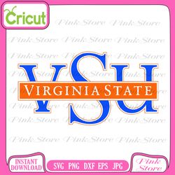 virginia state university svg, hbcu collection, new hbcu, hbcu svg, historically black college designs svg