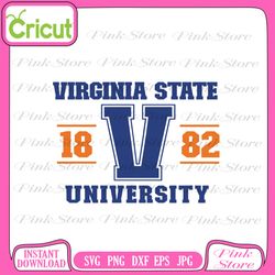 virginia state university svg, hbcu collection, new hbcu, hbcu svg, historically black college designs svg