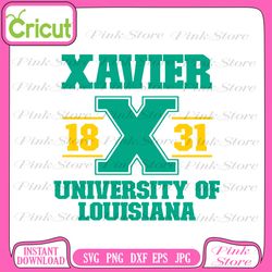xavier university svg, hbcu collection, new hbcu, hbcu svg, historical svg