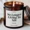 Personalized No Longer Living In Sin Wedding Candle Funny Engagement Wedding Date Gift 0