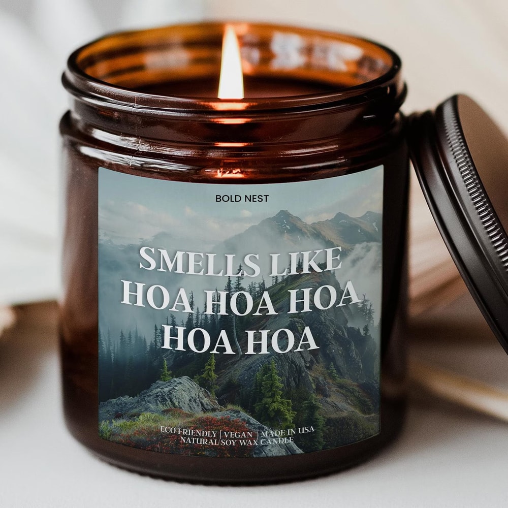 Hoa Hoa Hoa Vampire Rainy Forest Candle Book Lover Gift Twilight Inspired Scented Soy Candle For R 0