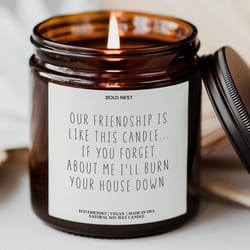 vintage happy easter candle | personalized family spring candle gift for mom, grandma & loved ones