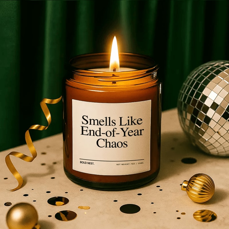 Funny End Of Year Candle Smells Like End Of Year Chaos Teacher Gift Student Gift Coworker Gift Funn 0